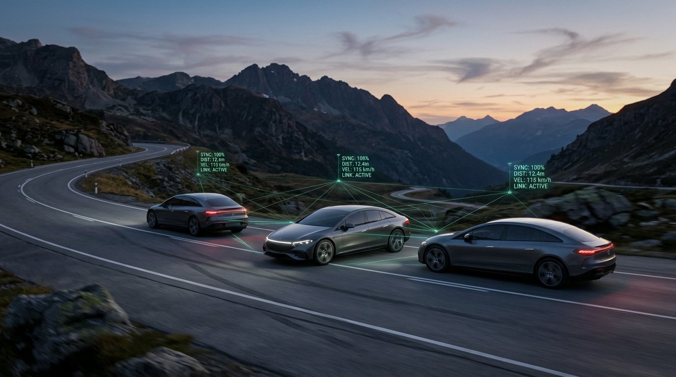 Connected Car Convoy Telemetry