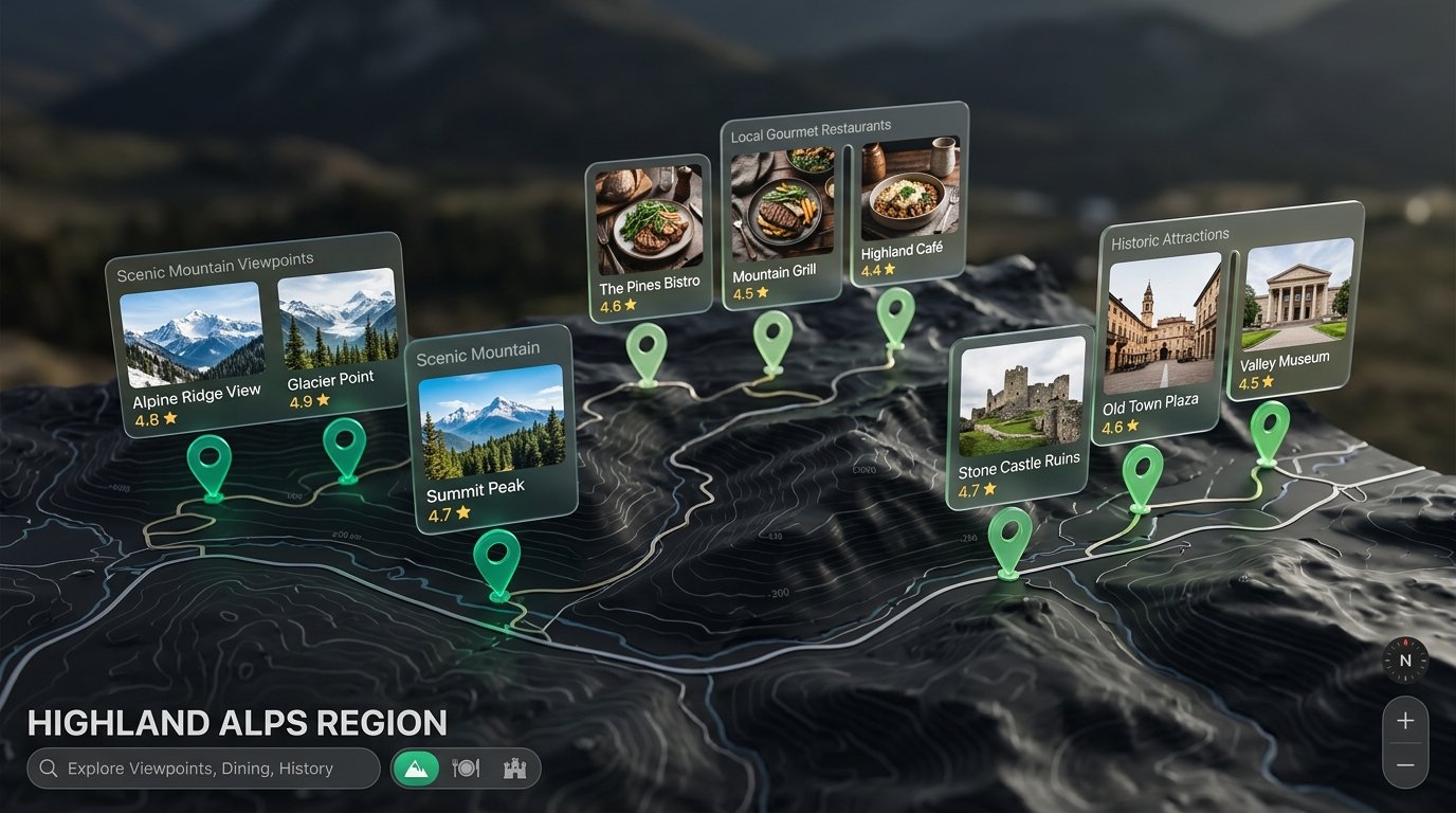RoadFlow Destination Guide Explorer